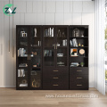 Wooden Bookcase Multifunctional Bookshelf Dsplay MDF Cabinet